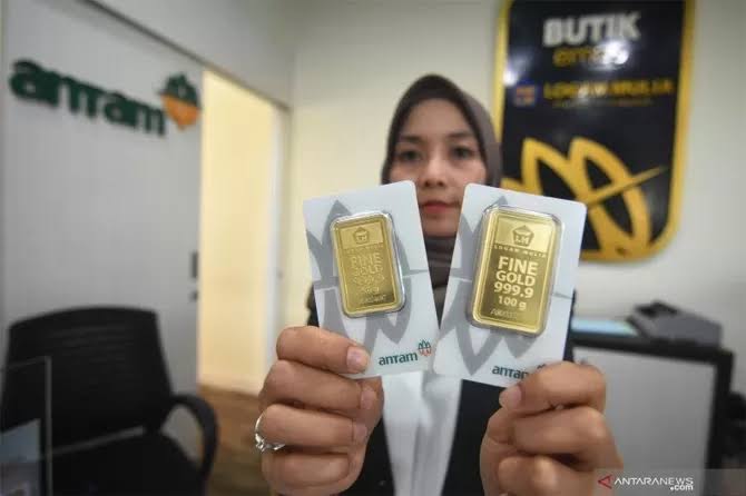 Emas Antam cetakan 1 gram kini dibanderol seharga Rp 1.107.000 (foto/ist)